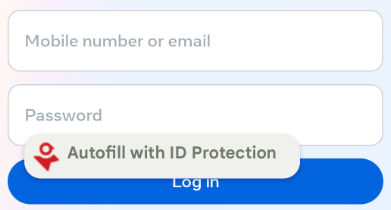 Sample Image of Autofill with ID Protection