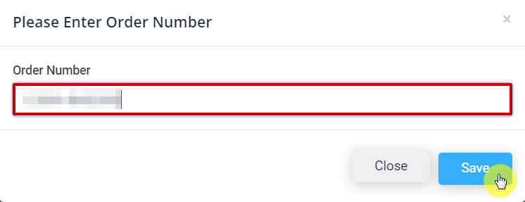 Type the Order Number to cancel Auto Renew subscription