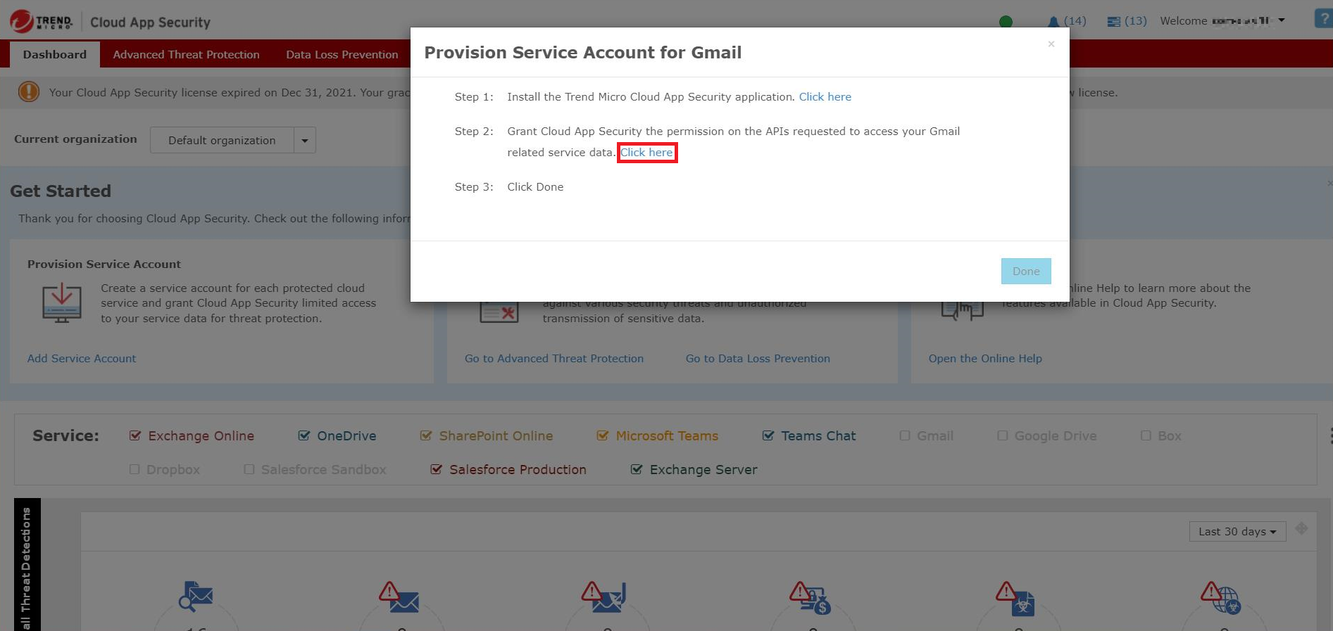 Service Account for Gmail