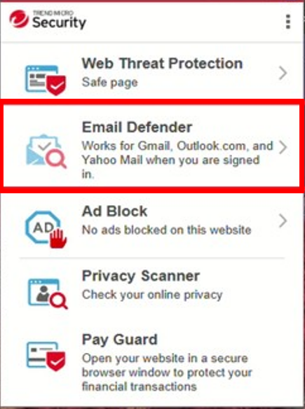 This feature only works for signed-in Gmail or Outlook accounts