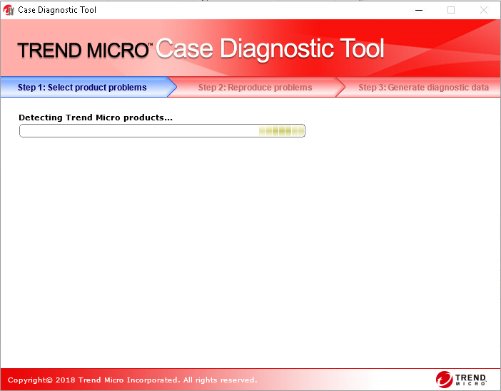 Detecting Trend Micro products - Case Diagnostic Tool