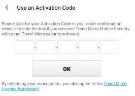 Activate Trend Micro Mobile Security for Android