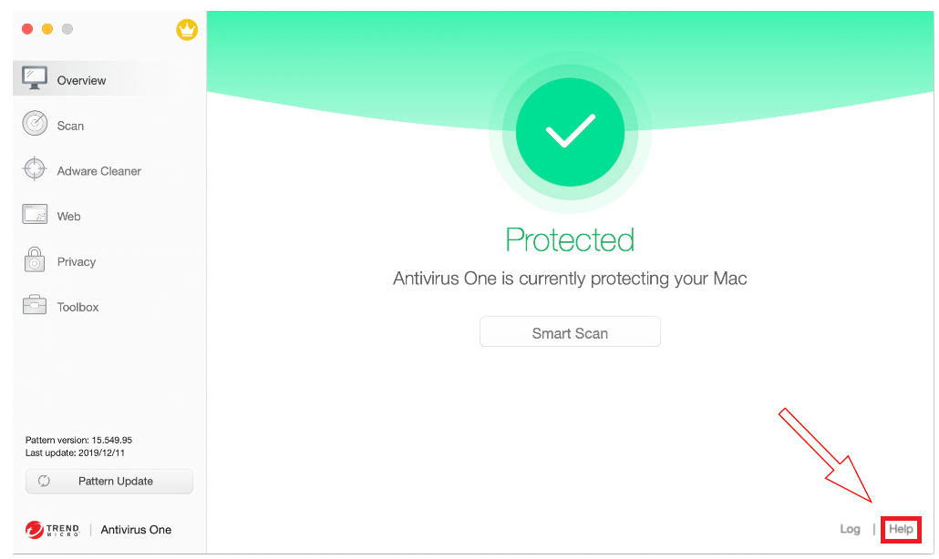 Contact Trend Micro Antivirus One Support for Help