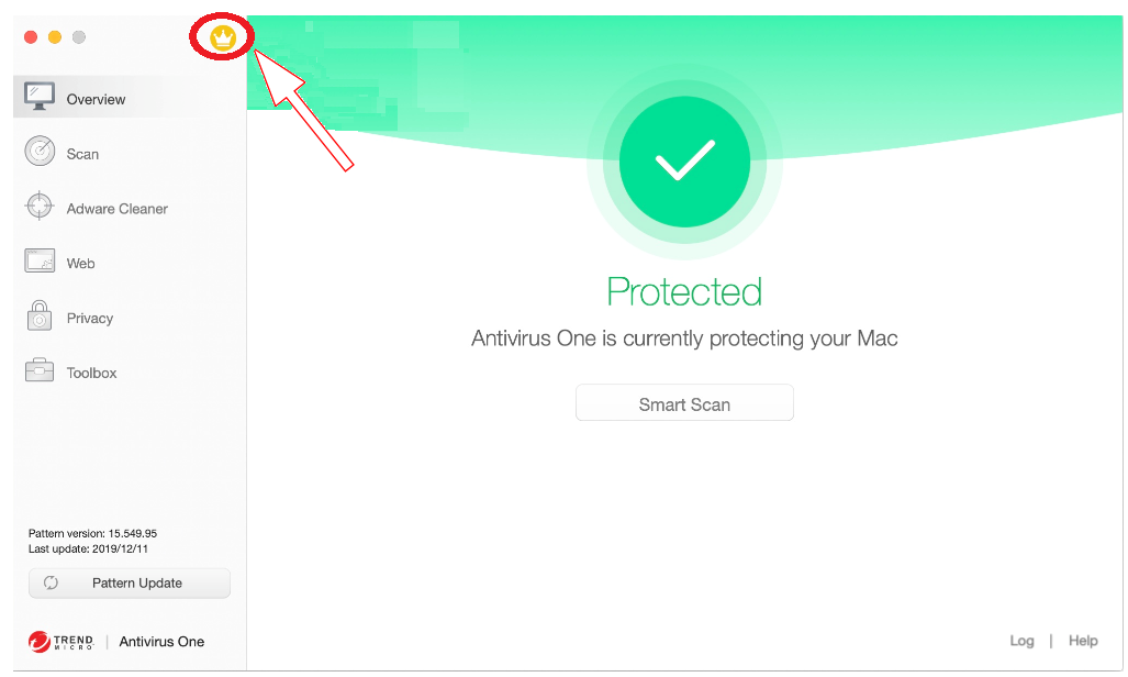 Purchase Trend Micro Antivirus One in-app