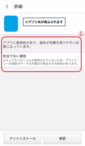 アプリの安全性チェック で表示される結果について Trend Micro For Home