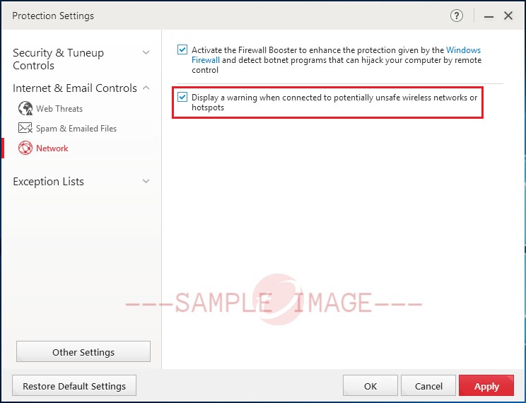 Display a warning when connected to potentially unsafe wireless networks or hotspots