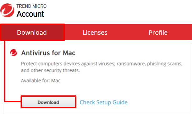 Download Trend Micro Antivirus for Mac installer