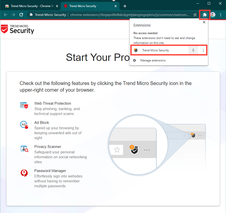 Cos'è l'estensione del browser Micro Security Trend?