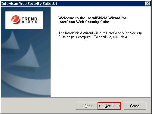 Installation Interscan Web Security Suite 3 1 For Windows