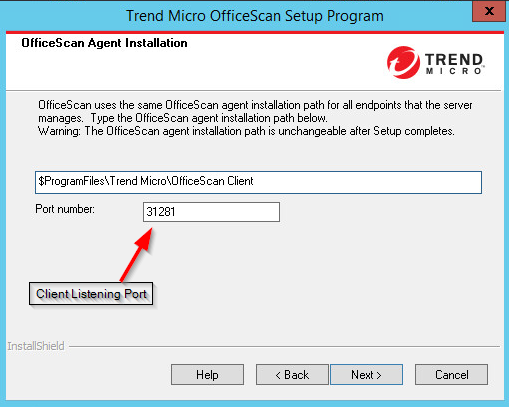 Reinstall server and retain client communication - OfficeScan