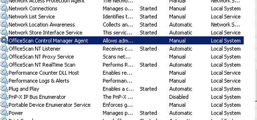 No Master Service After Recreating Website Via Svrsvcsetup Officescan