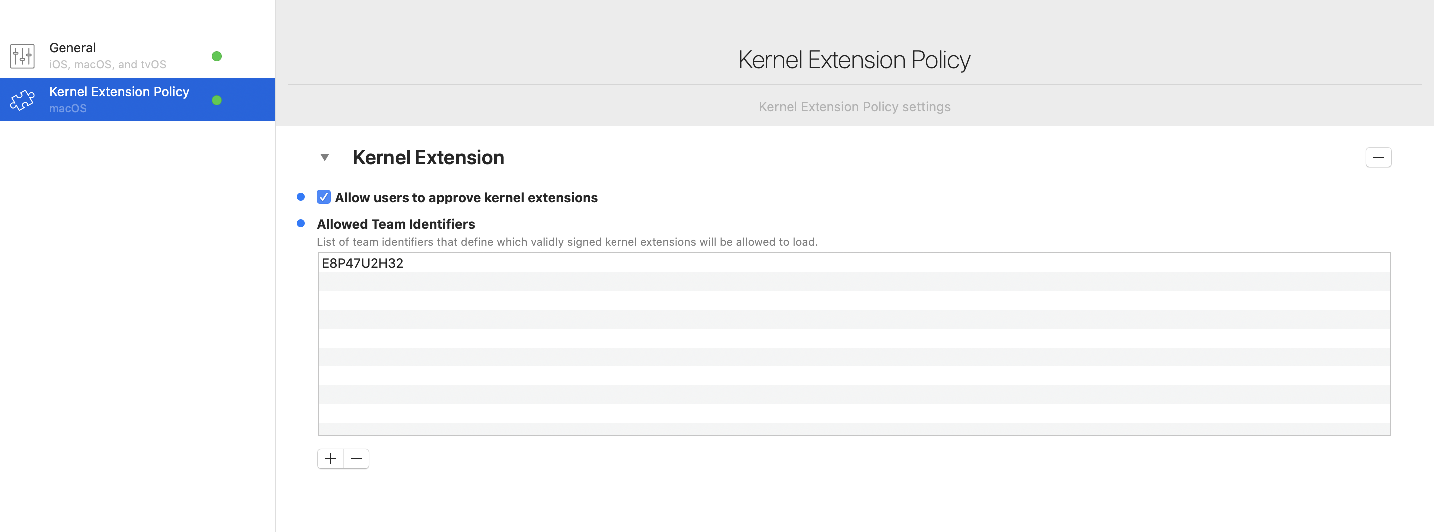 Kernel Extension