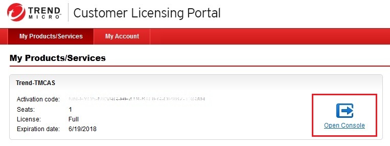 Customer Licensing Portal
