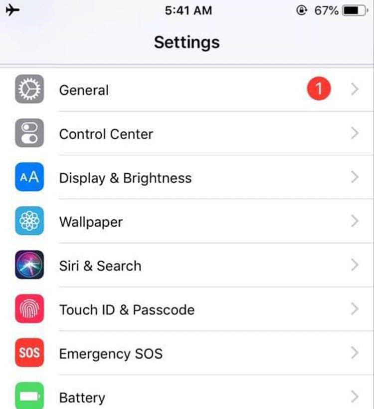 Check your iOS device name