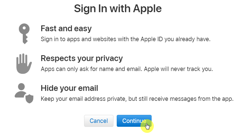 Verify your Apple ID to create your Trend Micro Account