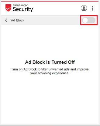 Switch ON Ad Block