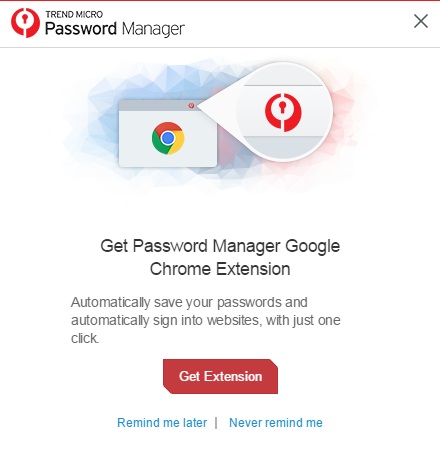 Get Trend Micro Password Manager Chrome Extension