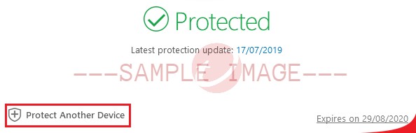 Protect Another Device