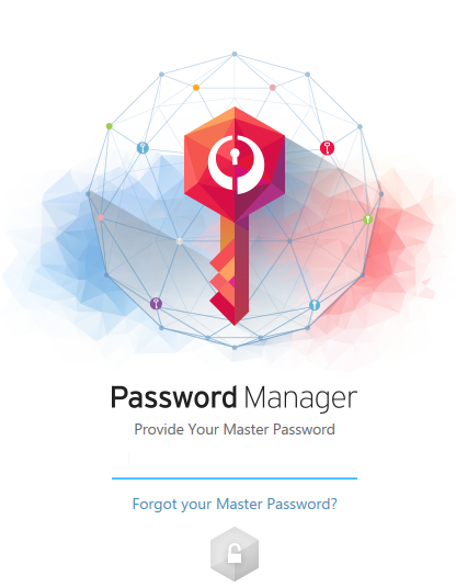 Enter your Master Password