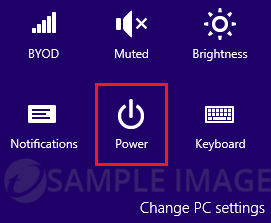 Power option in Windows 8