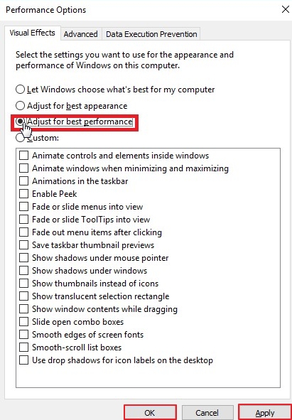Why is my PC so slow? Adjust your computer for Best Performance
