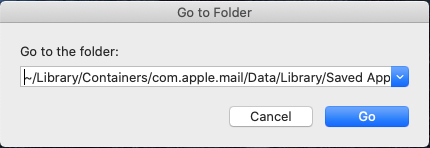 Remove mail application files