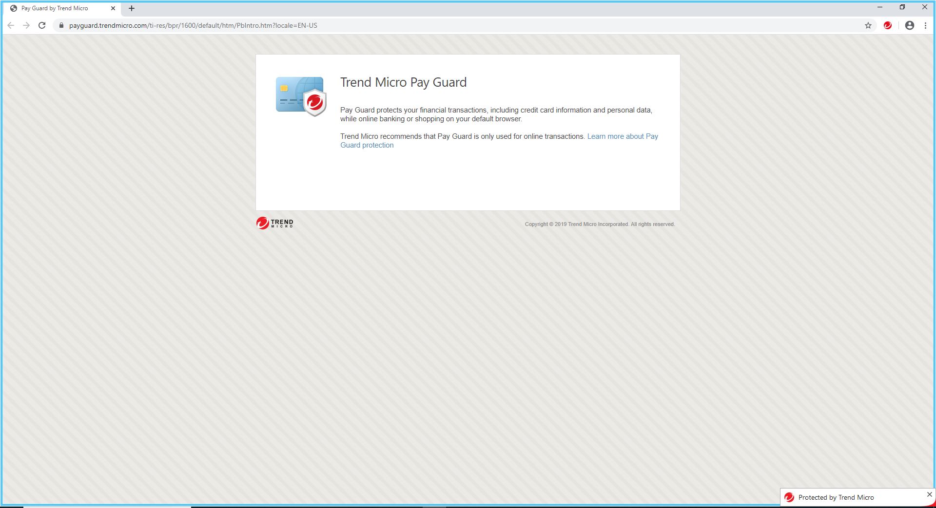 Welcome_Screen_Pay_Guard_Trend_Micro_Security