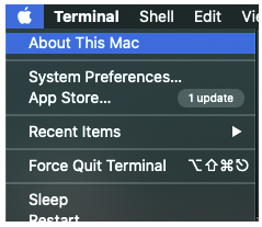 About this Mac