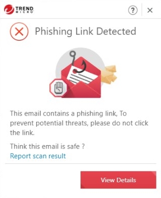 Phishing Link Detected