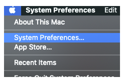 System Preferences