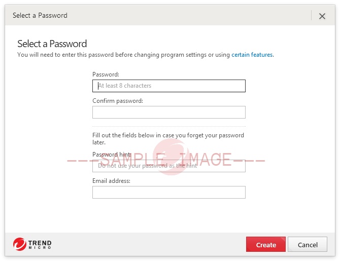 Create a program password for Parental Controls