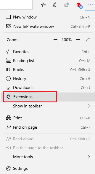 Microsoft Edge Extensions