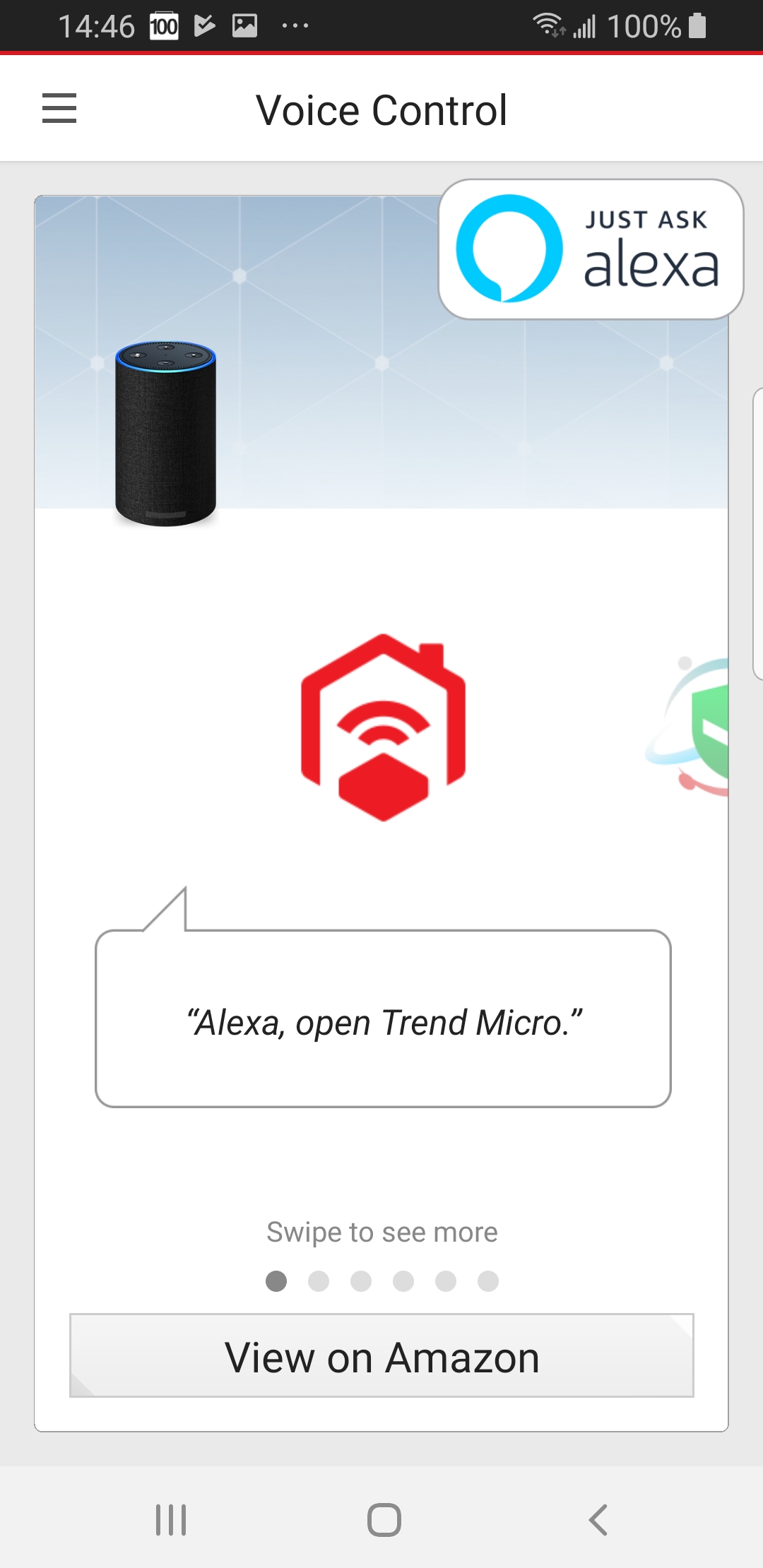 Open Trend Micro Home Network Security using Alexa